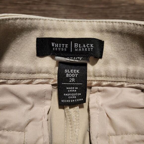 White House Black Market WHBM Legacy Sleek Boot Cut Fit Pant Women's Size 2R - Picture 6 of 10